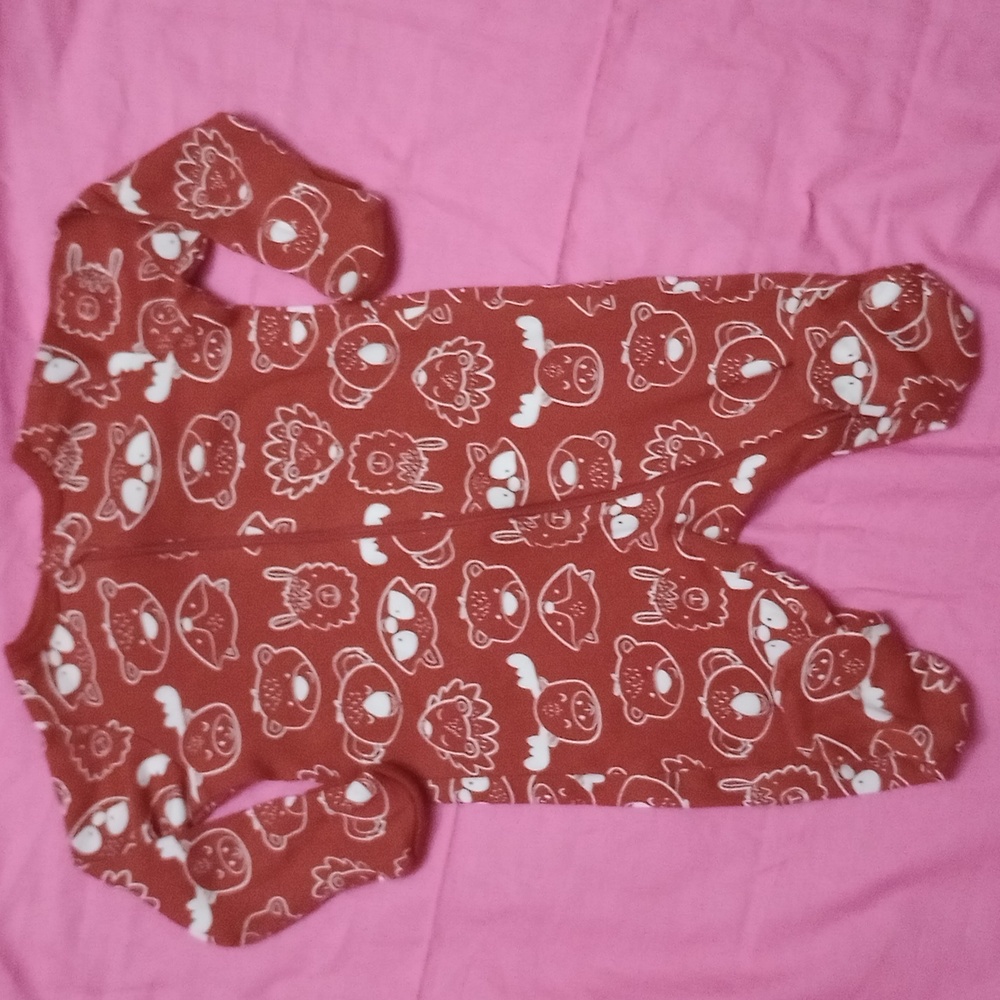 0-3m Footie Pajamas